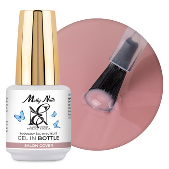Gel modellante in flacone con pennellino Gel in Bottle Molly Nails Salon Cover di Ewelina Staszak HEMA/Di-HEMA Free 15 g