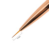 Pinceau double face pour gel, ovale n° 6 pour décorations, 9 mm, sans marque