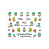 3D self-adhesive glitter Easter nail stickers BLE 1058D