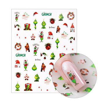 Thin self-adhesive Christmas nail stickers Molly Nails MS-C263
