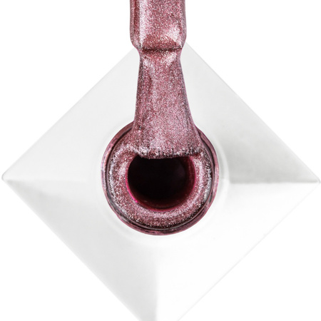 Esmalte híbrido magnético con efecto ojo de gato Cat Eye Womanity Kissing Molly Nails sin HEMA/Di-HEMA, 8 g, n.º 440