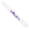 Lima de uñas Paquete seguro MollyLac recta blanca grano 180/240 CU-12 Alta calidad