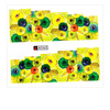 Adesivi ad acqua per unghie con motivi floreali, foglio da 6,5 x 5,5 cm per 10 dita, n. A059