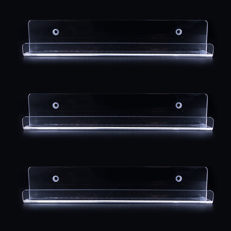 Hanging shelves for hybrid nail polishes - set of 3