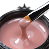 Self-leveling builder gel, medium density, Molly Nails Nutty Nut HEMA/Di-HEMA Free 15 g