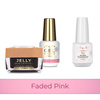 MollyNails PRO MATCH SYSTEM 2+1 Faded Pink 2 Aufbau-Gele + Doctor Top 15 g