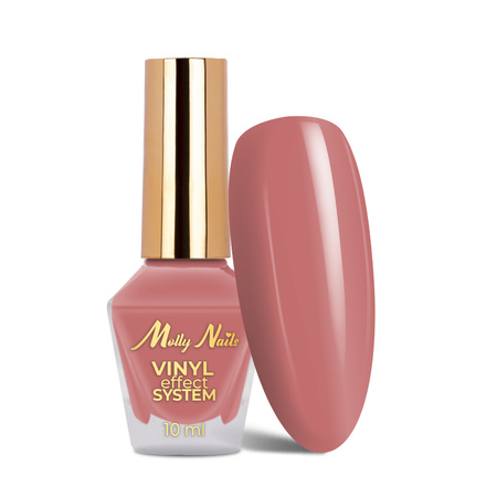 Vernis classique STEP 2 : Color Lacquer Vinyl Effect System MollyNails Rose Pink 10 ml