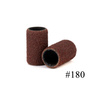 Cappucci per manicure e pedicure, mandrini, inserti abrasivi, cilindro da 6 mm, grana 180, AlleMed, marroni, 10 pezzi