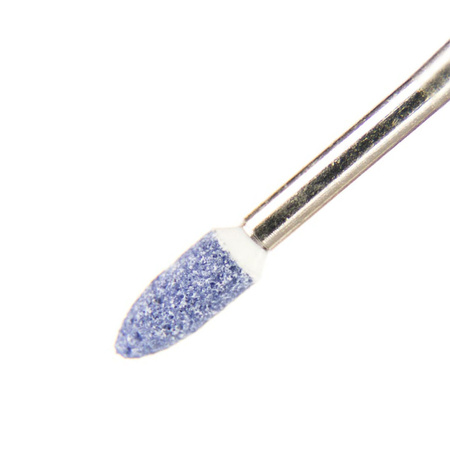 Small oval stone cutter, blue, No. 8