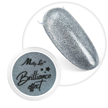 Polvo para uñas MollyLac Brilliance Effect n.º 02