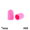 Capuchones para pedicura 7 mm, grano 60, 100 unidades, ABS Podo Allemed, rosa