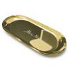 MollyNails Metall-Werkzeugablage, oval, goldfarben