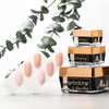 Gel modellante per unghie HEMA/Di-HEMA Free con olio di melaleuca MollyLac HerbaLine Shiny Flakes by Gosia Kruś 5 g