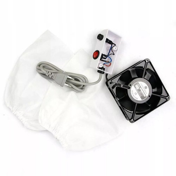 30W dust extractor for recessed installation in a tabletop, with 1 fan + 2 free dust bags
