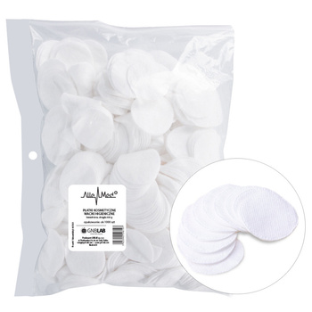 Dischetti cosmetici in cotone rotondi, 500 g (circa 1000 pezzi)