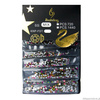 Glass nail rhinestones, C-2, assorted sizes, approx. 1,440 pieces per pack